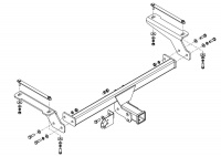 Фаркоп HV 03B для Haval F7 2019-, Автос, нагрузка 1500/100 кг. БЕЗ подрезки бампера от магазина ФаркопРос